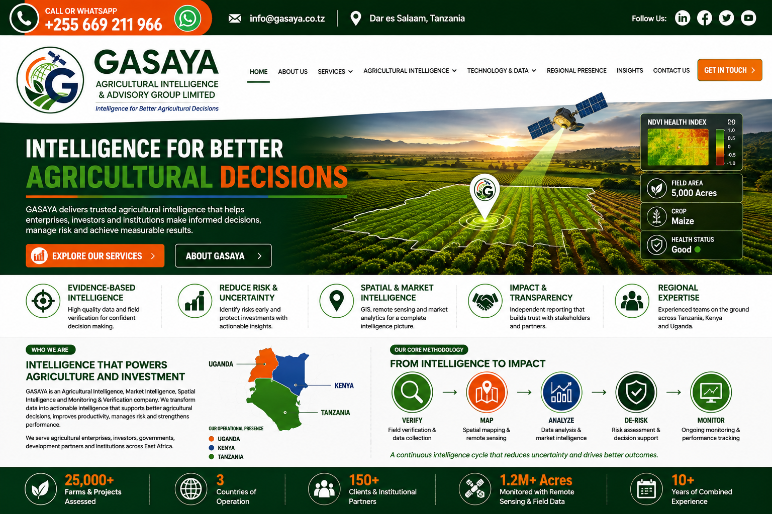Approved GASAYA Home website design