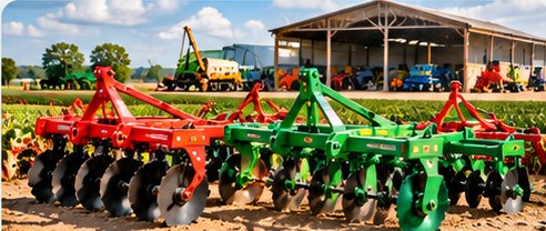 Farm implements and attachments