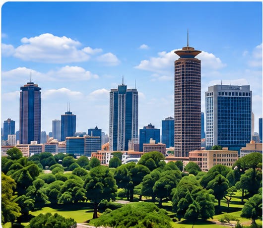 Nairobi skyline — GASAYA Kenya Country Head Office